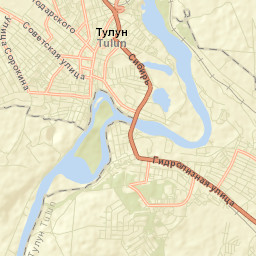 Tulun Street Map