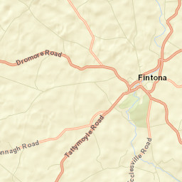 Fintona Street Map