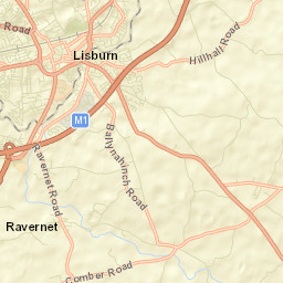 Lisburn and Castlereagh Street Map