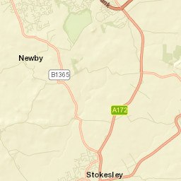 B1365, Middlesbrough, North Yorkshire TS9 Street Map