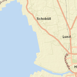 Schobüll Street Map