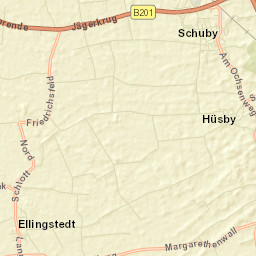 Schuby Street Map