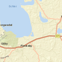 Fleckeby Street Map