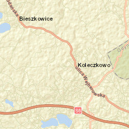Koleczkowo Street Map