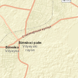Vilyeyka Street Map