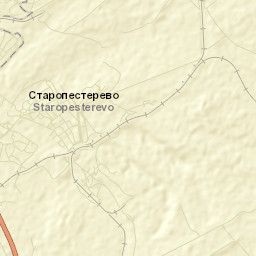Staropesterevo Street Map
