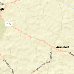 Annahilt Street Map