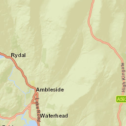 100 Lake Road, Lake District National Park Street Map