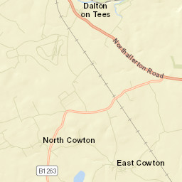 Holywell Lane, Northallerton, North Yorkshire Street Map