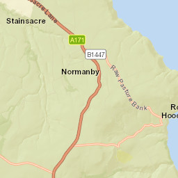 Raikes' Lane, North York Moors National Park Street Map