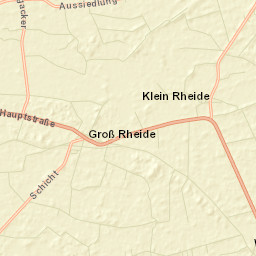 Groß Rheide Street Map