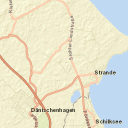 Strande Street Map