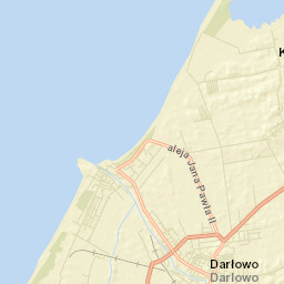 Darłowo Street Map