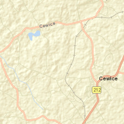 Cewice Street Map