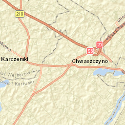 Chwaszczyno Street Map