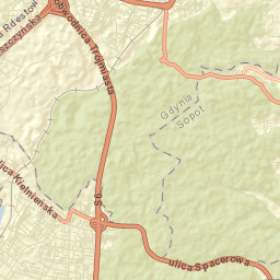 Wielki Kack Street Map