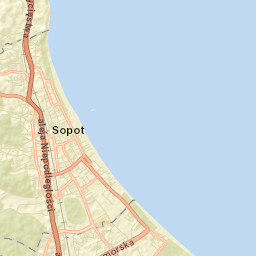 Sopot Street Map