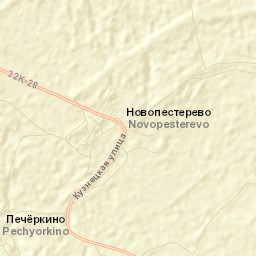 Novopesterevo Street Map