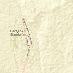 Bagdarin Street Map