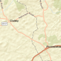 Fivemiletown Street Map