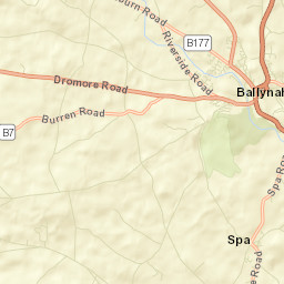Ballynahinch Street Map