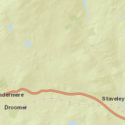 Hall Lane, Lake District National Park, Staveley, Cumbria  Street Map