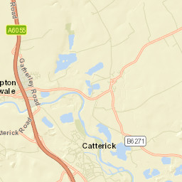 Catterick Street Map
