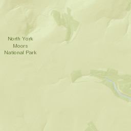 Hamer Bank, North York Moors National Park Street Map