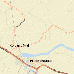Friedrichstadt Street Map