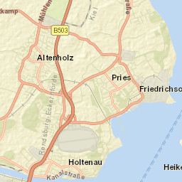 Altenholz Street Map