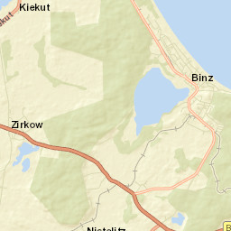 Ostseebad Binz Street Map