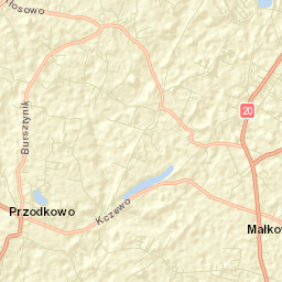 Przodkowo Street Map