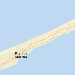 Krynica Morska Street Map