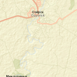 Ozerskiy Rayon Street Map