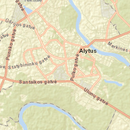 Alytus Street Map