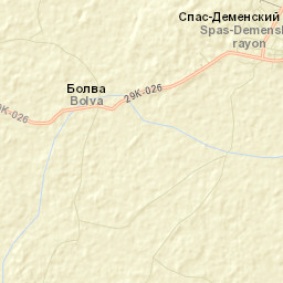 Spas-Demenskiy Rayon Street Map
