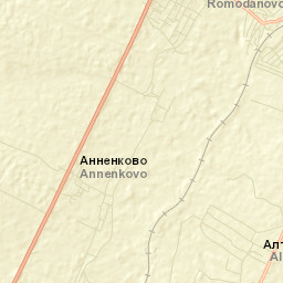 Romodanovskiy Rayon Street Map