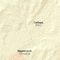 Idrinskoye Street Map