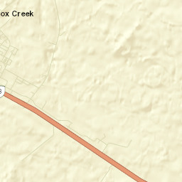 Fox Creek Street Map