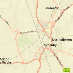 40 Boroughbridge Rd, Romanby, Northallerton, North Yorkshire  Street Map