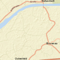 Bovenau Street Map