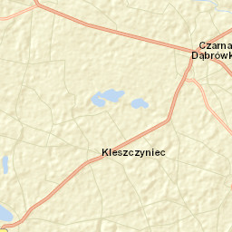 Czarna Dąbrówka Street Map