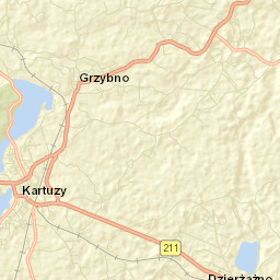 Kartuzy Street Map