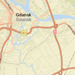 Gdańsk Street Map