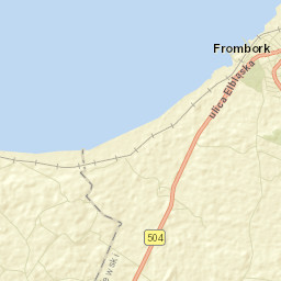 Frombork Street Map