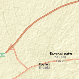 Krupki Street Map