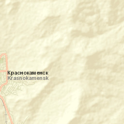 Krasnokamensk Street Map