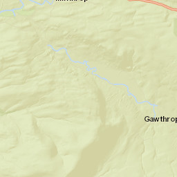 Stone Rigg Outrake, Yorkshire Dales National Park Street Map