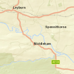 1 East Witton Road, Leyburn, North Yorkshire Street Map