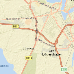 Stralsund Street Map